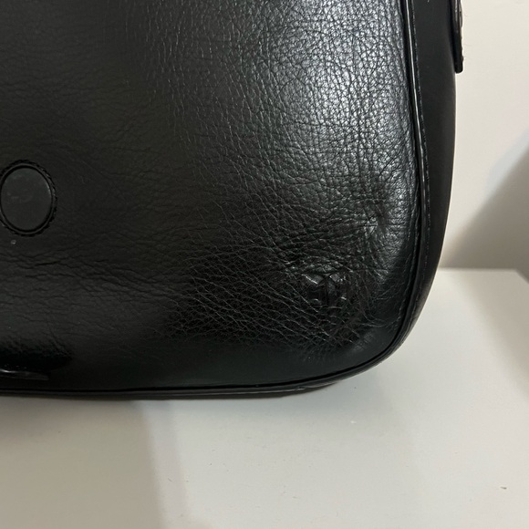 FRYE Olivia Black Leather Crossbody Bag Purse - Picture 5 of 12